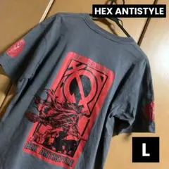 HEX ANTISTYLE 魔女Tシャツ　グレー/レッド　Lのサムネイル