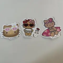 日焼けキティ　ハローキティ ステッカーセット