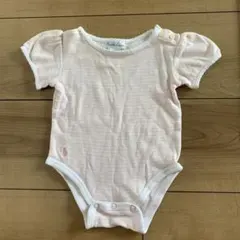 ラルフローレン ロンパース　半袖　6m 60〜70cm ピンク　女の子