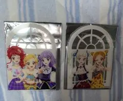 アイカツ！ アクリルアーチフォト 藤堂ユリカ有栖川おとめ　紅林珠璃　新条ひな