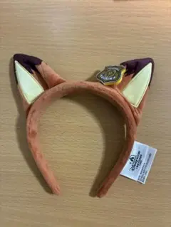 上海ディズニー ズートピア　ニック　カチューシャ