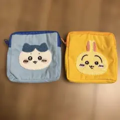 ちいかわ もこもこポーチ ハチワレ うさぎ2個セット