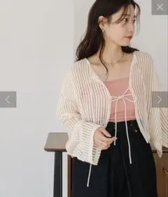 kastane カットレディースカーディガンのサムネイル