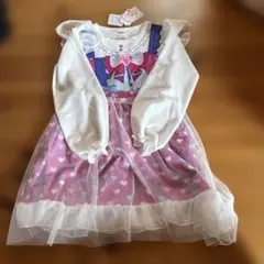 新品★しまむら　ひみつのアイプリひまりワンピース　130