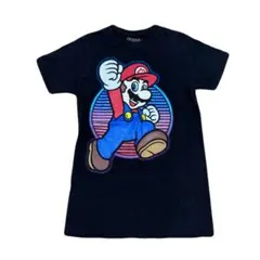 稀少】00s スーパーマリオギャラクシー ハチマリオ Tシャツ フェード黒