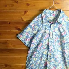 シュガーケーン カリフォルニアシリーズ リバースプリント L 花柄 