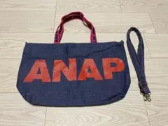 【新品】ANAP ボストンバッグ デニム キラキラ