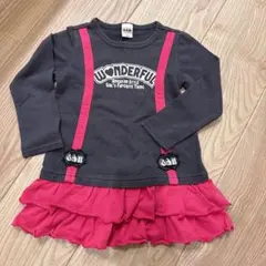 e.a.B 長袖カットソー 110cm グレー/ピンク