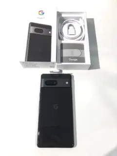s1823 極上美品 Google Pixel 7 黒 本体 充電ケーブル付き