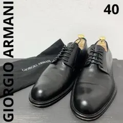 《GIORGIO ARMANI》Plain Toe Shoes 40 イタリア製のサムネイル
