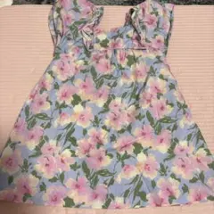 美品ZARAキッズ花柄ワンピース92のサムネイル