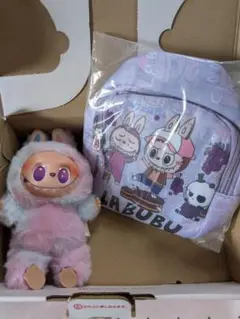 LABUBU ラブブ　ラフフ　ぬいぐるみとバックセット