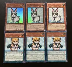 2587.遊戯王　レスキューラビット　レスキューラット　SR2枚　字レア4枚
