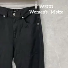 ⬜︎ WEGO ダメージデニムパンツ ブラック レディース サイズM