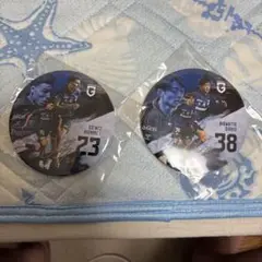 ガンバ大阪 ガンバくじ3等缶バッジ ヒュメット、名和田選手