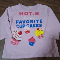 美品ミキハウスMIKIHOUSEうさこ長袖TシャツロンT80センチ