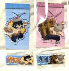 鬼滅の刃 全集中展 ご当地 静岡 京都 アクチャ 缶バッジ 伊之助