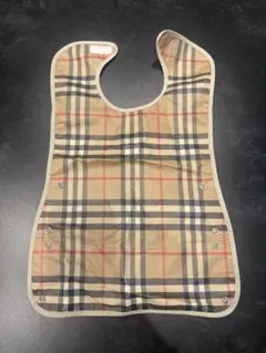 【新品】BURBERRY チェック柄　お食事エプロン BURBERRY お食事エプロン ビブ チェック柄 新品未着用 - メルカリ