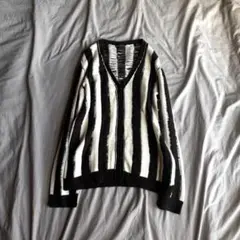 00s LAD MUSICIAN Border Knit cardigan - メルカリ