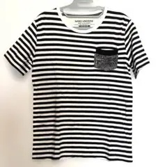 NANO UNIVERSE ストライプ Tシャツ　Mサイズ