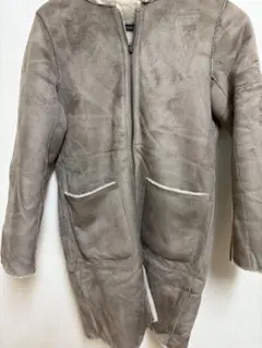 ☆売り尽くし☆フード付きリバーシブルムートンコート