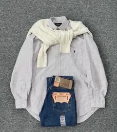 1990s Polo Ralph Lauren Oxford Big Shirt