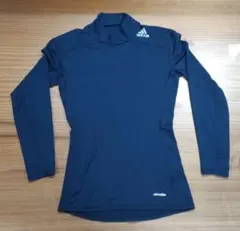 adidas　アディダス　コンプレッション 長袖　レディースS　ネイビー 匿名