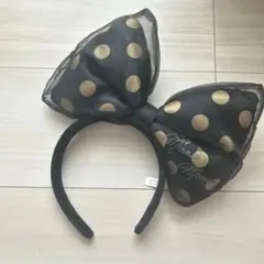 【廃盤品！】ミニーマウス 水玉リボンカチューシャ