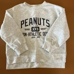PEANUTS グレー スウェット スヌーピー