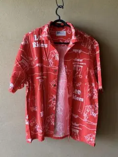 Lee SPORTS WEAR アロハシャツ LM8459 レッド Lのサムネイル