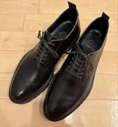 極美品】WH 7 WHS 0010 干場スペシャル レザー プレーントゥ 黒 - メルカリ