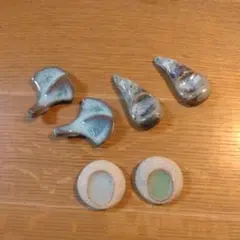 陶器　箸置き　6点セット