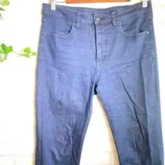 【UNIQLO】ユニクロ デニムパンツ ジーパン L ストレート カジュアル