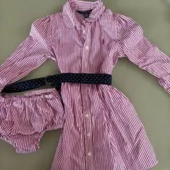 POLO RALPH LAUREN ストライプワンピース 3T