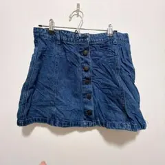 Forever 21 ミニスカート デニム Aライン Y2K 古着 大きいサイズ