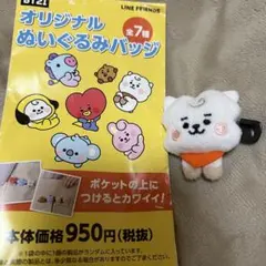オリジナルぬいぐるみバッジ　bt21 RJ