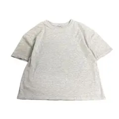 無地Tシャツ　ZARA 半袖　グレー　M 古着　8hのサムネイル