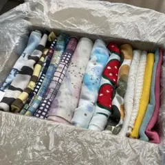 小さなニット生地はぎれセットI ブルックナー マカロンドット他