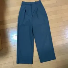 UNIQLO ユニクロ　タックワイドパンツ　GRAY Mサイズ