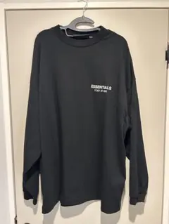 ESSENTIALS FEAR OF GOD ブラック長袖カットソー
