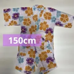 花柄 甚平 150cm 女の子　夏祭り