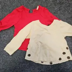 女の子まとめ売り　H&M　長袖トップス　70～80