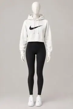 NIKE クロップド丈 フーディー パーカー