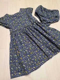 Polo Ralph Lauren　花柄ワンピース　ネイビー　12M