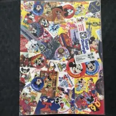 ディズニー　ミッキーマウス　90周年　クリアファイル　見開き　新品未使用未開封