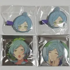 あんスタ　深海奏汰　イベコレ缶バッジ　前髪クリップ