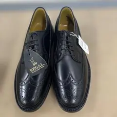 BALLY バリー セミ ーブローグ EU 7.5 E ブラック 未使 - メルカリ