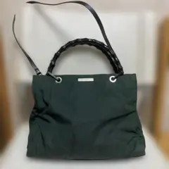 グッチ　トートバッグ　バンブー　2way