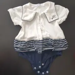 SLAP SLIP セーラー襟ロンパース 70センチ