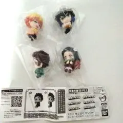 鬼滅の刃　ケーブルアクセサリー　フィギュア　4点セット